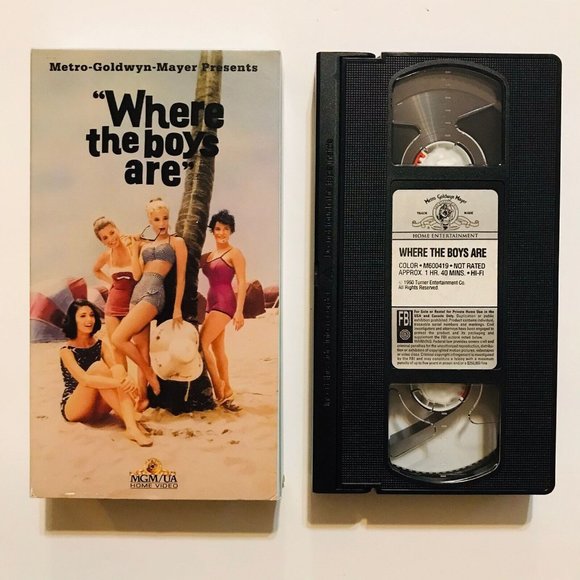 Where the Boys Are Dolores Hart George Hamilton VHS - Picture 1 of 2